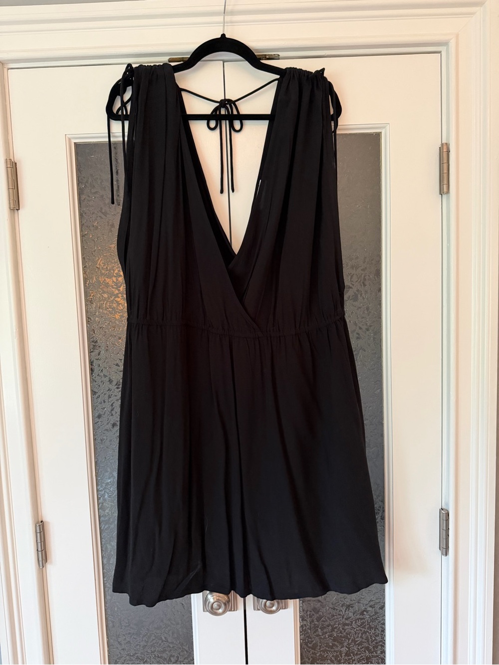 ASOS Curve V-Neck Mini Dress or Coverup with Ties